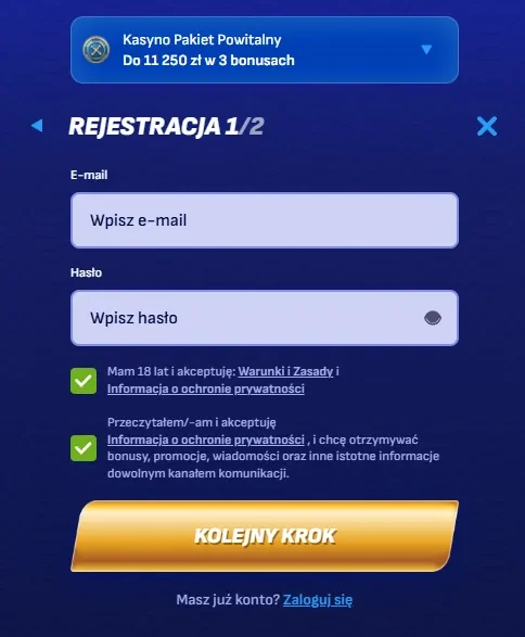 Rejestracja w Wonaco Casino – Twoje konto w kilku prostych krokach