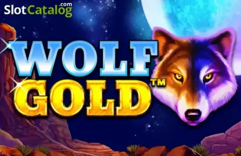 Wolf Gold, wilk na tle księżyca